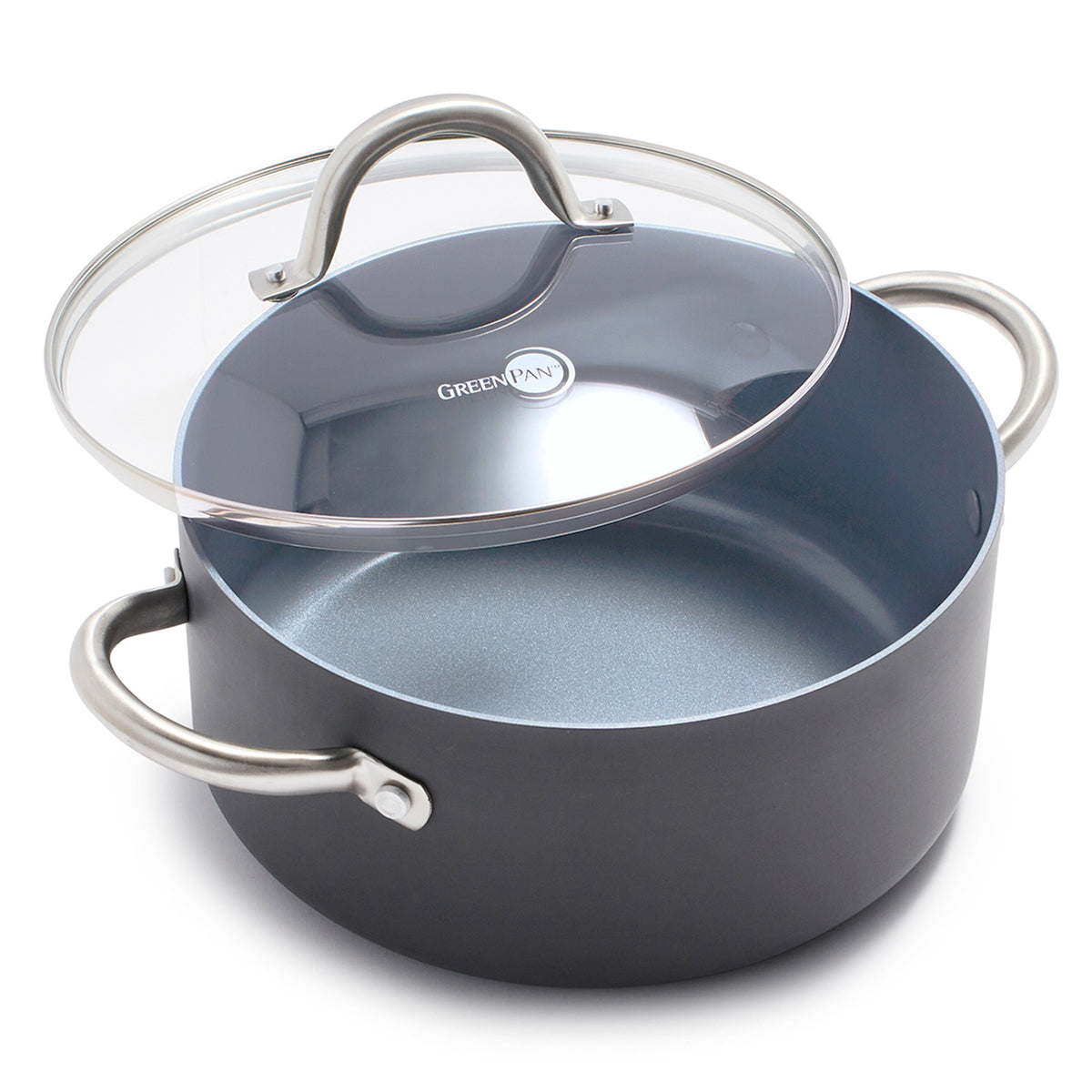 Lima Ceramic Nonstick 5 Quart Stockpot with Lid - Durable Cooking Pot for Soups, Stews & Pasta | Perfect for Family Meals & Large Batch Cooking