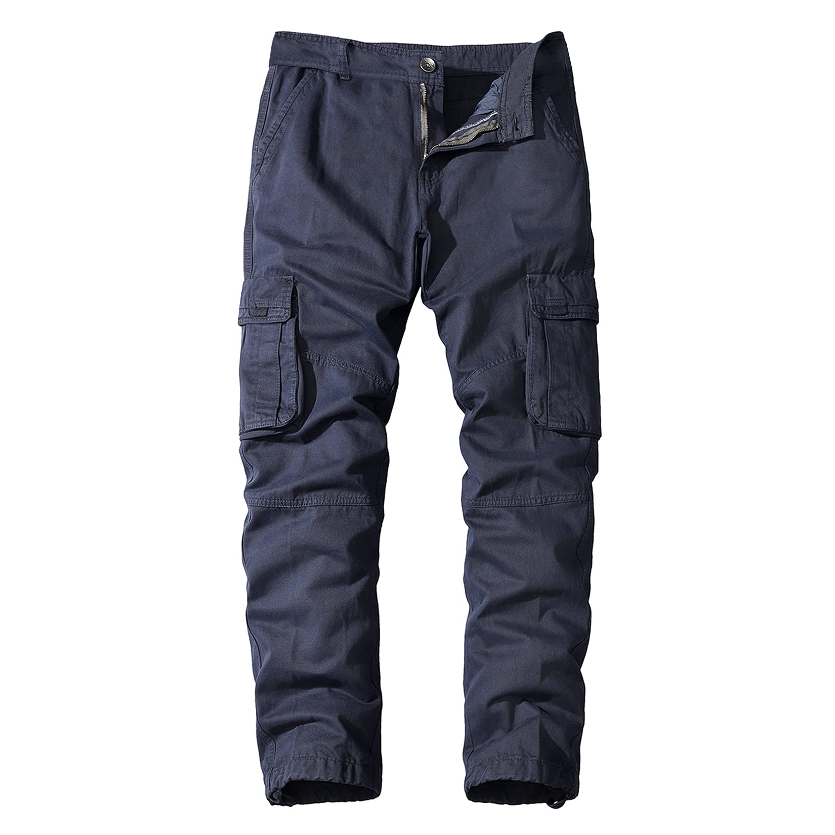 Lu's Stylish Men's Chino Cargo Pants - Workout, Lounge, Jogger, Work & Streetwear Tapered Trousers | Perfect for Gym, Office & Casual Outings