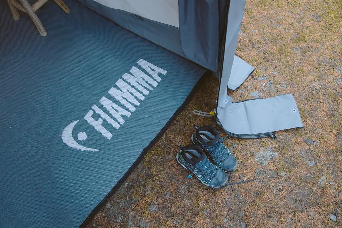 Fiamma FRA610273 Outdoor Patio Mat - Waterproof, Durable & Non-Slip - Perfect for Deck, Poolside, Garden & RV Camping