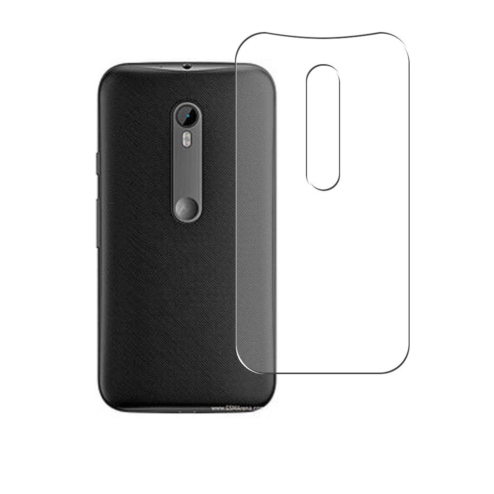 2 Pack Motorola Moto G 3rd Gen XT1550 XT1541 Back Screen Protector Film - Flexible TPU Guard Cover (Not Tempered Glass) for Scratch Protection & Daily Use
