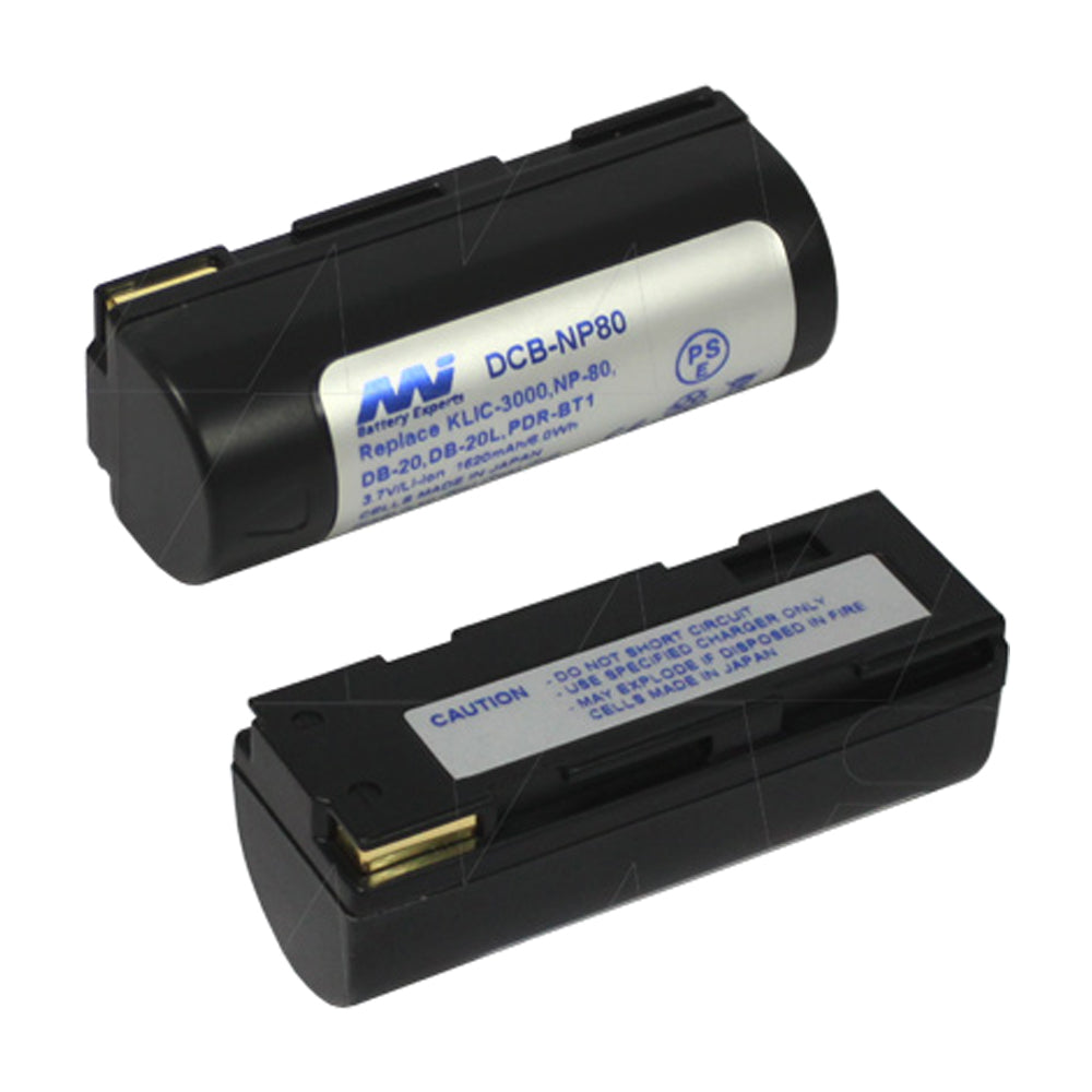 3.7V 1620mAh Rechargeable Lithium-Ion Battery for Digital Cameras - Compatible with Multiple Camera Models - Perfect for Travel Photography & Professional Shoots