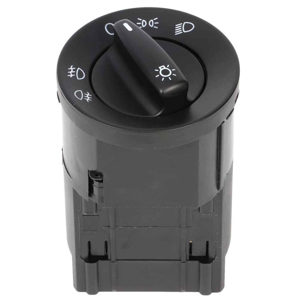 VW Beetle Headlight Switch with Fog Lights - Compatible with 1998-2010 Models | Front & Rear Fog Light Control | OE 1C0941531A20H, 1C0941531A Replacement | Perfect for Night Driving and City Commuting
