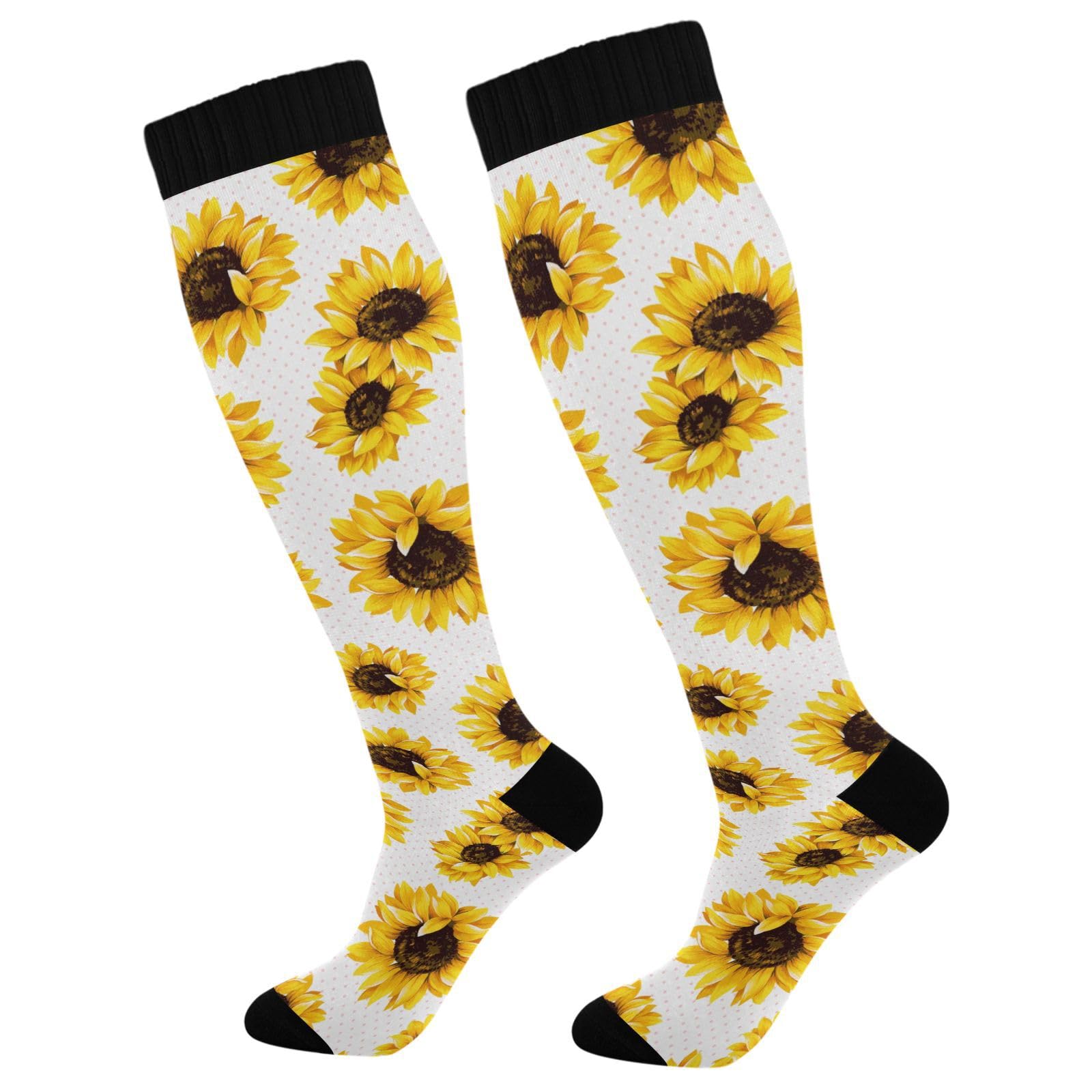**Bee Compression Socks for Women & Men – Circulation Support, Athletic & Work Socks for Cycling, Travel, Gym & Nurses – Stay Comfortable All Day**    *(Use for running, recovery, long shifts, or flights to boost circulation and reduce fatigue!)*