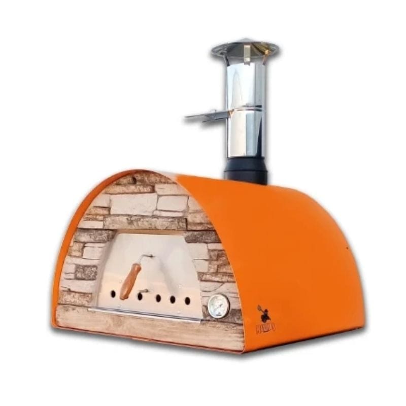 Maximus Arena Outdoor Wood Fired Pizza Oven - Portable Backyard Pizza Maker with Stone Base & Accessories - Perfect for Patio, Garden, and Camping Pizza Parties