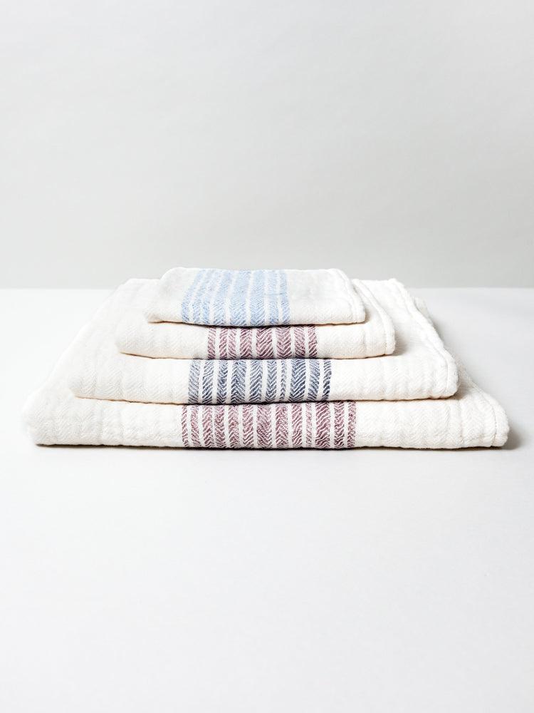 Organic Flax Linen Towel Set - Soft & Absorbent Bath & Kitchen Towels for Spa, Gym, and Eco-Friendly Home Use - Ivory Color