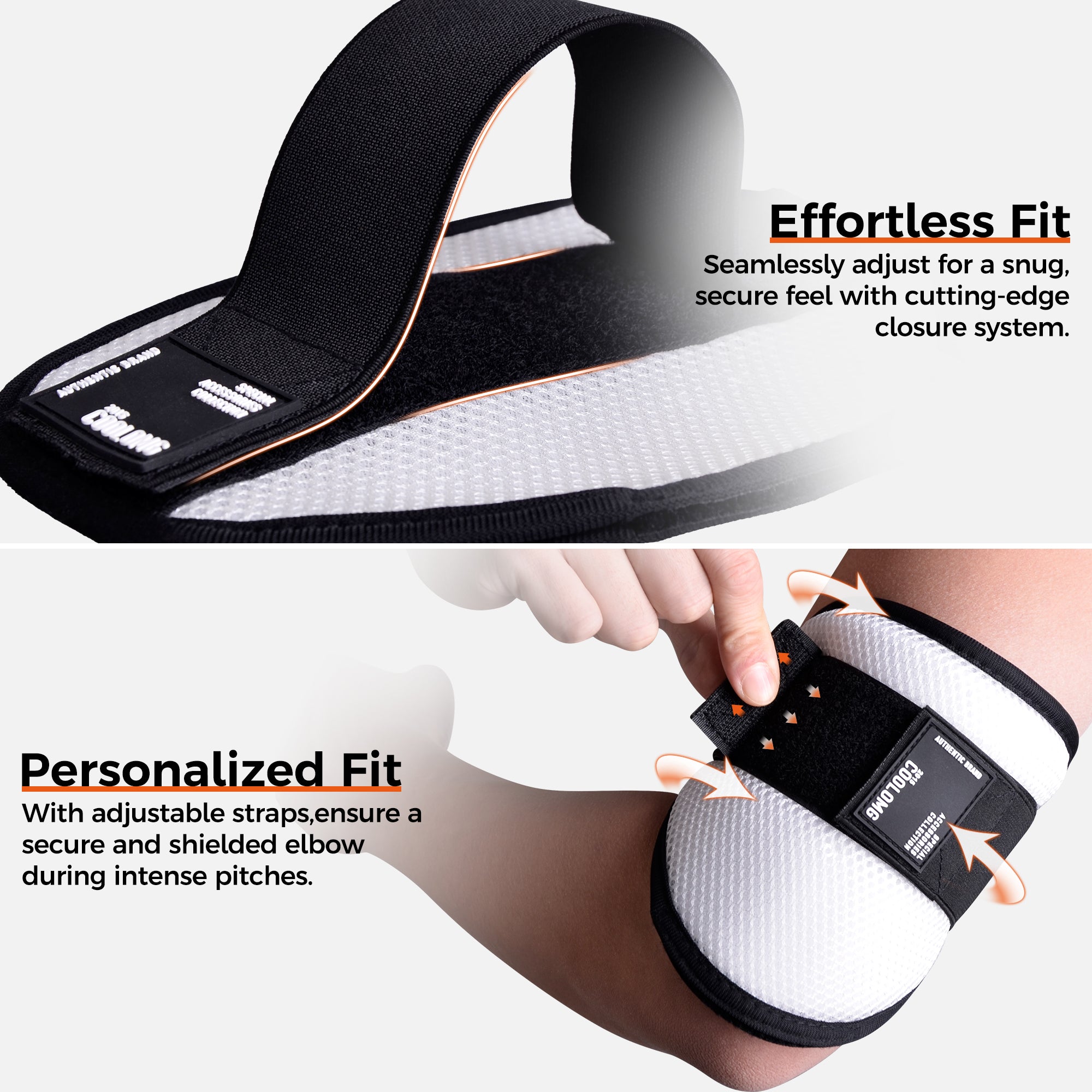 COOLOMG Adjustable Baseball Elbow Guard - Protective Arm Gear for Baseball & Softball Players - Perfect for Training, Games & Injury Prevention