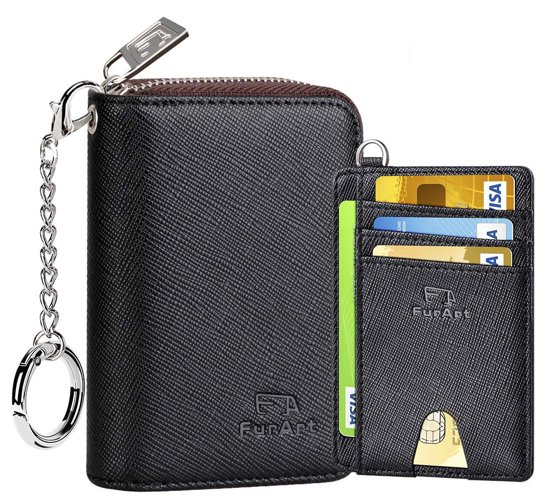 FurArt Slim Minimalist RFID Blocking Front Pocket Wallet - Credit Card Holder for Men & Women | Perfect for Travel, Business & Everyday Use
