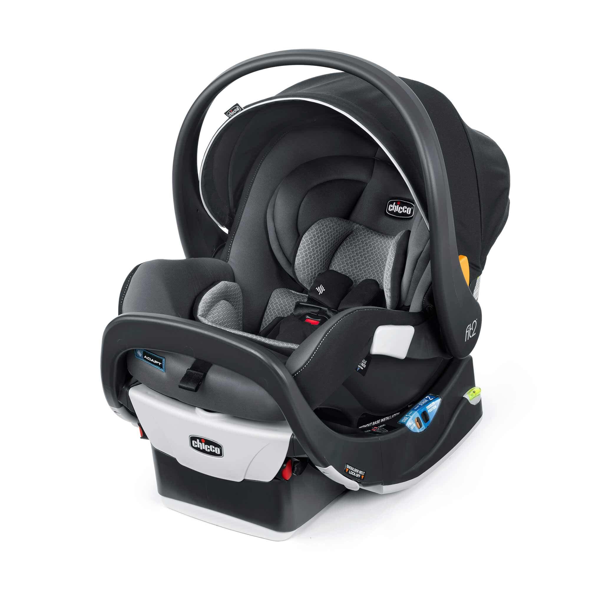 Chicco Fit2 Adapt Infant & Toddler Car Seat - 3-in-1 Convertible, Rear-Facing & Forward-Facing, Lightweight & Safe - Perfect for Newborns to Toddlers - Ideal for Family Travel, Daily Commutes & Road Trips