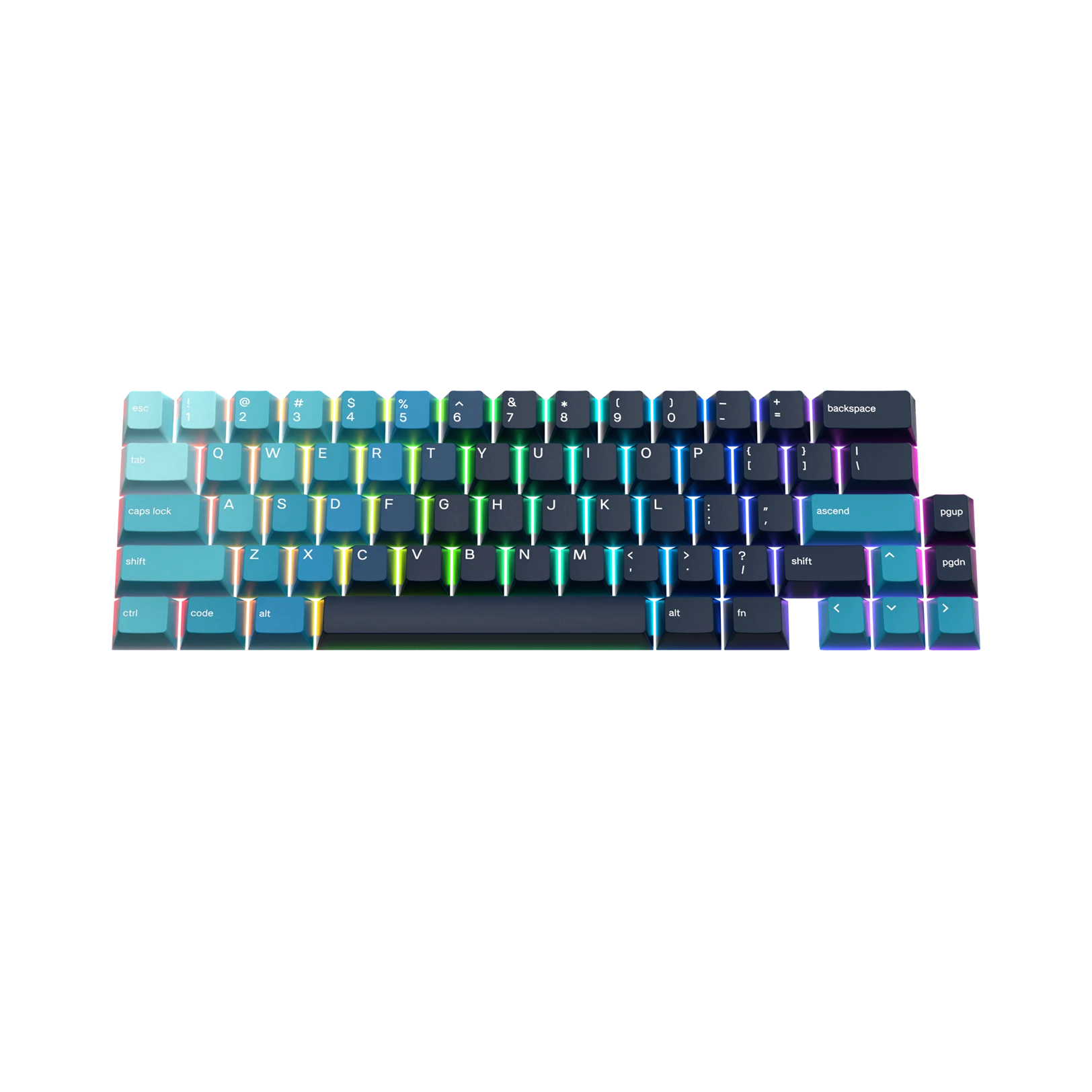 Celestial Ice Keycaps for Mechanical Keyboards - Custom Cherry MX Switches - Gaming & Typing Enhancer for PC & Mac - Perfect for Gamers, Programmers & Office Work