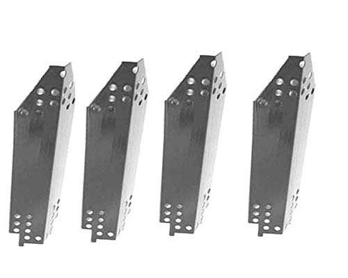 4-Pack Replacement Grill Heat Plates for Charbroil 464220110, 464220111, 463235714, 463214914 & Kenmore Gas Grills - Durable Burner Protection for Even Cooking | Perfect for Backyard BBQs, Camping & Outdoor Cooking