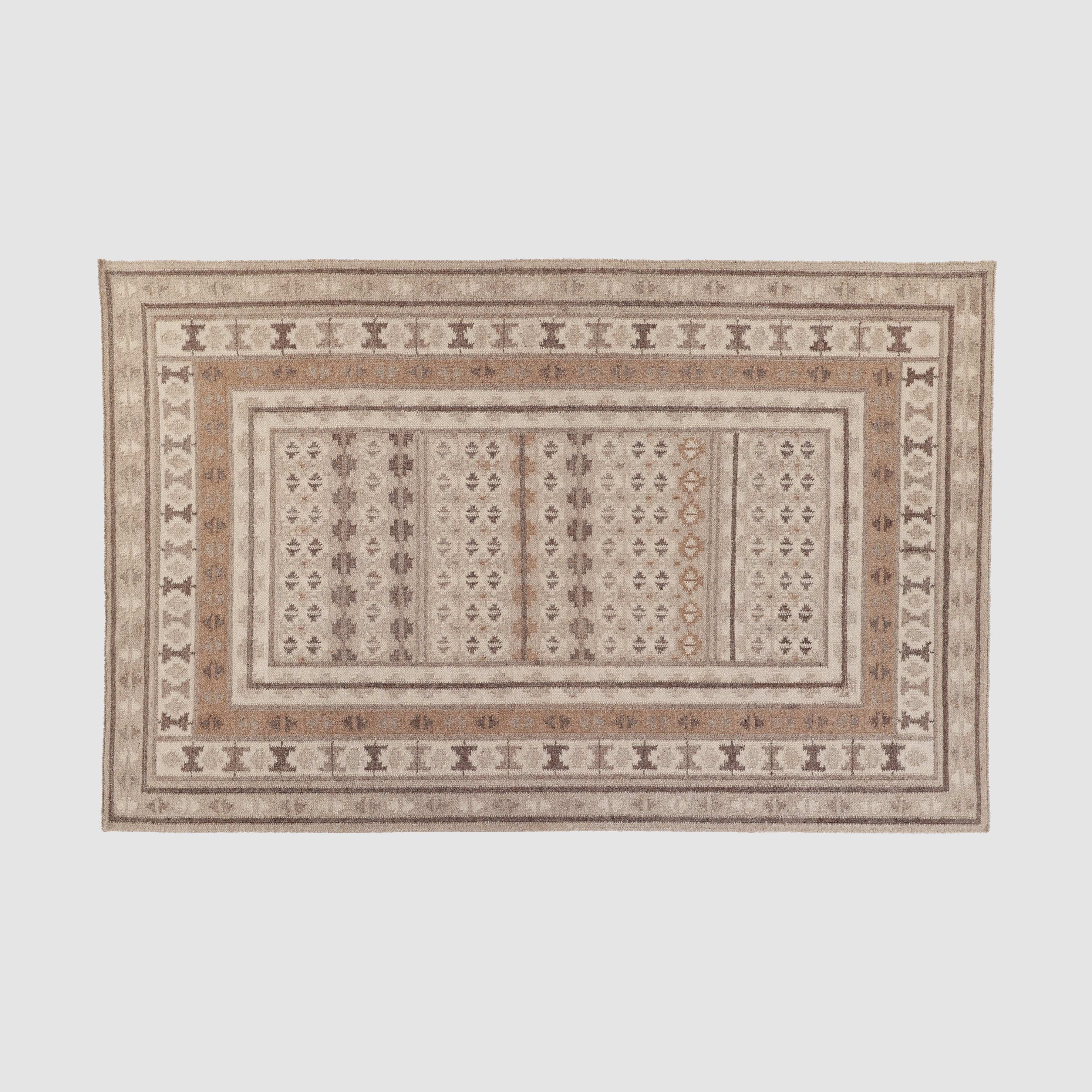 Stylish Hemali Flatweave Area Rug - Soft Modern Boho Design for Living Room, Bedroom & Nursery - Non-Slip Durable Floor Covering
