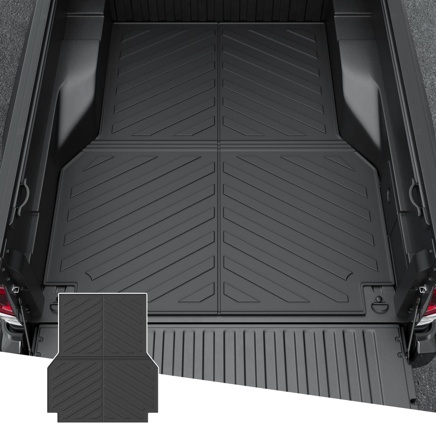 Durable All-Weather Truck Bed Mat for 2005-2023 Toyota Tacoma 5 Ft Short Bed | Heavy Duty Non-Slip Bed Liner Replacement | Perfect for Hauling, Camping & Off-Road Adventures