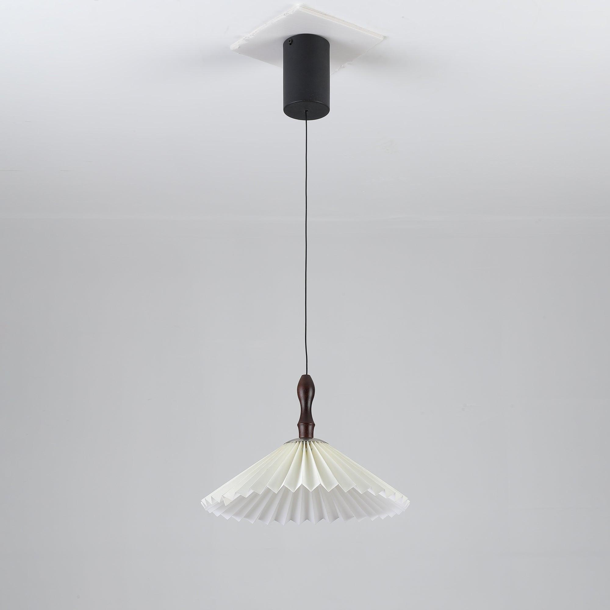 Elegant Handmade Flower Paper Pendant Lamp - Boho Chic Ceiling Light for Bedroom, Living Room & Dining Room Decor