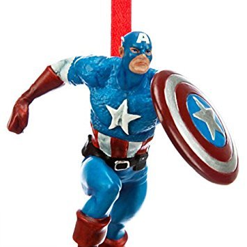 Captain America Sketchbook Ornament - Marvel Avengers Collectible Christmas Tree Decoration for Superhero Fans | Perfect for Holiday Gifts, Home Decor, and Comic Book Lovers