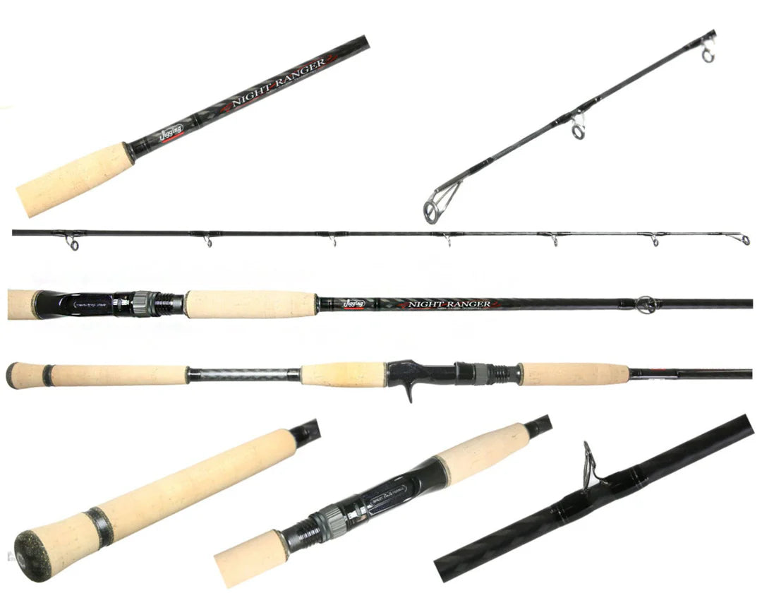 Jigging World Night Ranger Casting Jigging Rod - High Performance Saltwater Fishing Rod for Night Fishing & Offshore Angling | Perfect for Deep Sea, Pier, and Boat Fishing Adventures