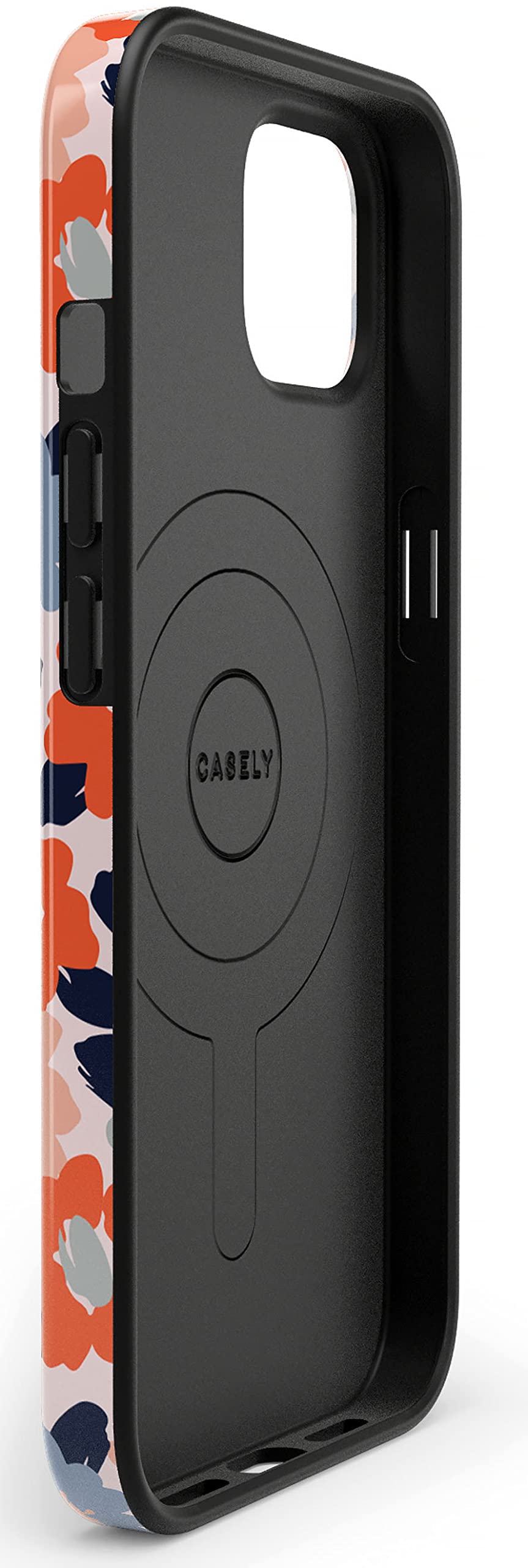 Casely iPhone 13 Case with MagSafe Compatibility - Pastel Floral Design & Field of Flowers Pattern | Slim Protective Cover for Everyday Use, Work & Travel