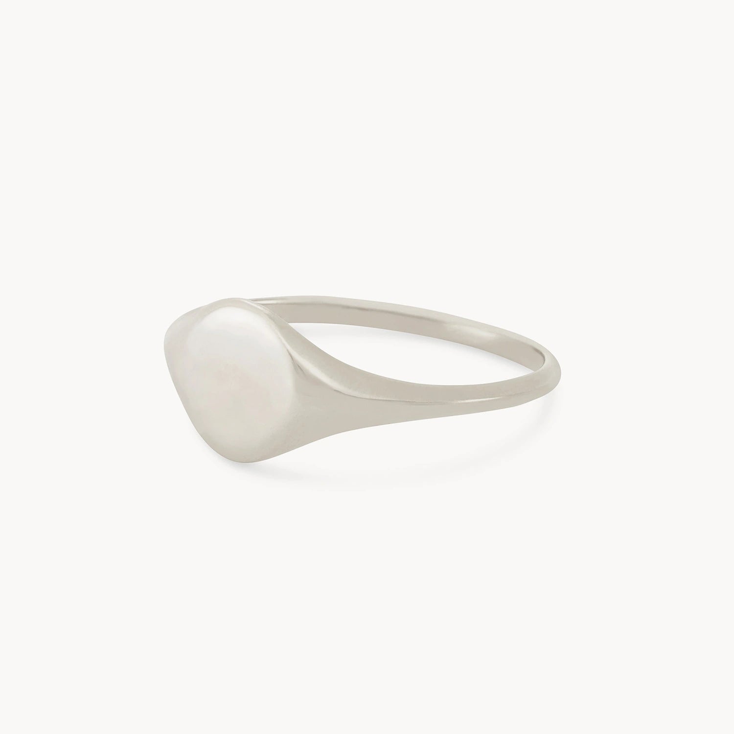 Personalized Sterling Silver Signet Ring - Engravable Loyalty Ring for Men & Women - Perfect for Gifts, Weddings, and Special Occasions