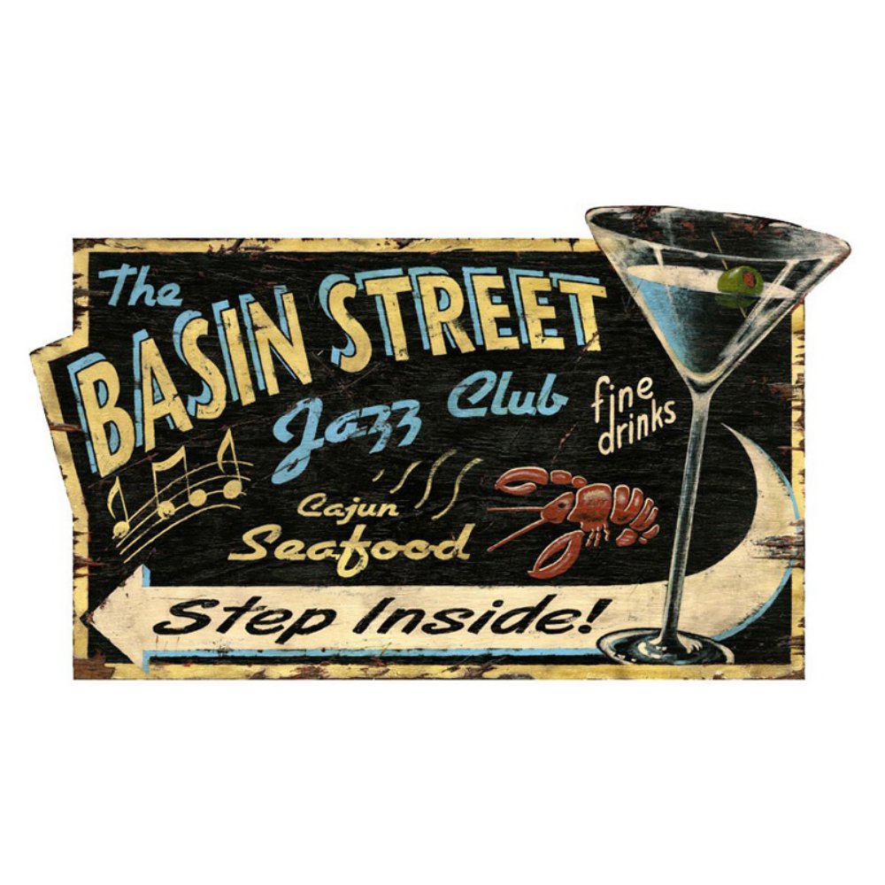 Jazz Club Wall Art - Vintage Music Poster for Home & Office Decor - Perfect for Living Room, Bar, or Music Studio