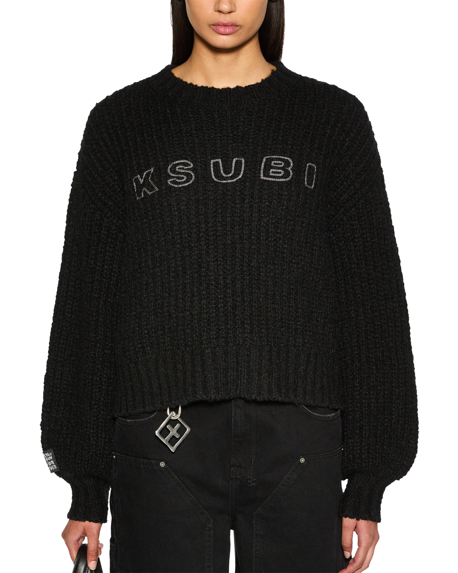Bookie Knit Black Sweater - Cozy & Stylish Winter Pullover for Women | Perfect for Casual Outfits, Office Wear & Holiday Gatherings
