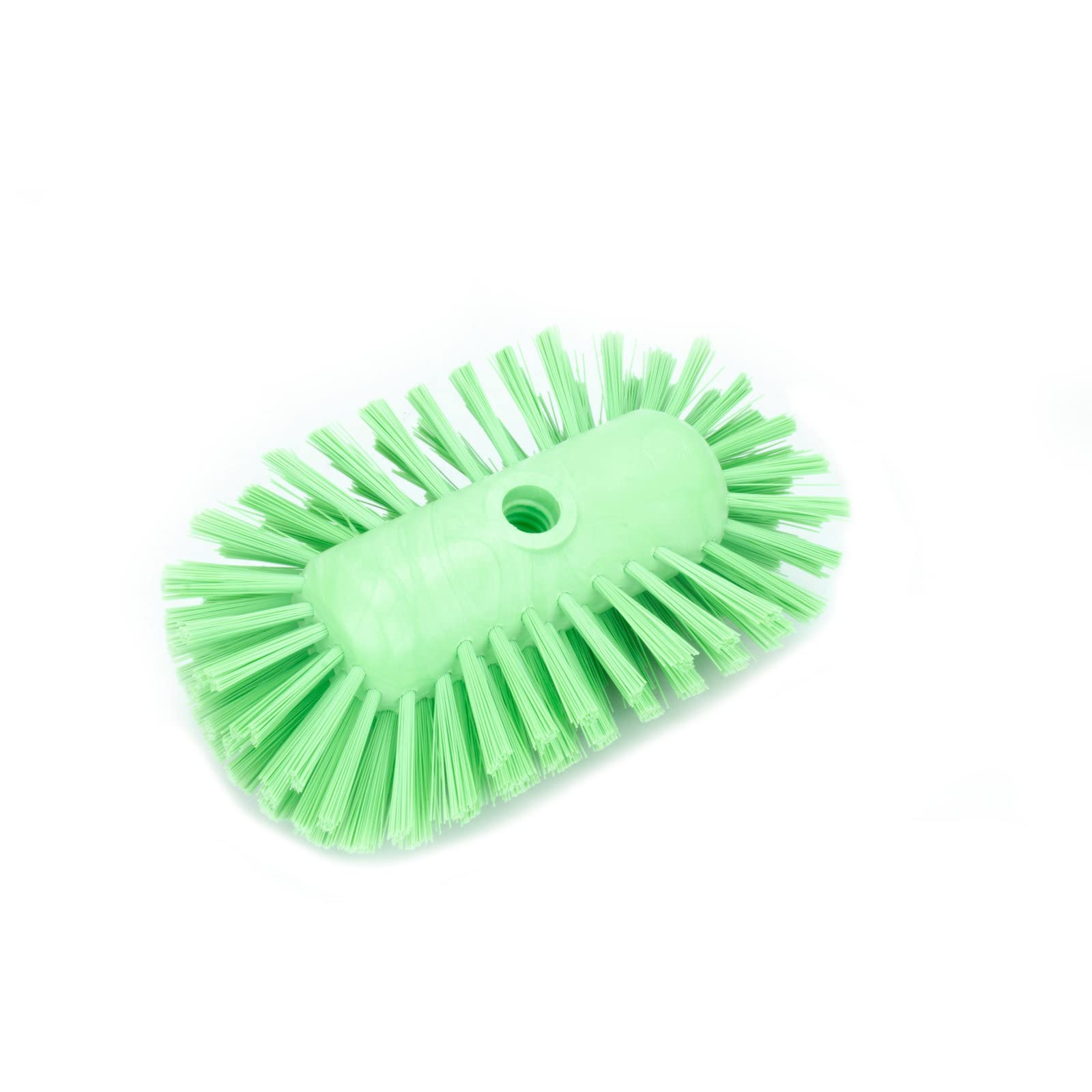 SPARTA Heavy-Duty Tank & Kettle Scrub Brush with Color-Coded Handle - Plastic Tile Cleaning Brush 5.5x9.5 Inches (Pack of 2, Lime Green) - Perfect for Deep Cleaning Pots, Pans, Bathtubs & Large Containers