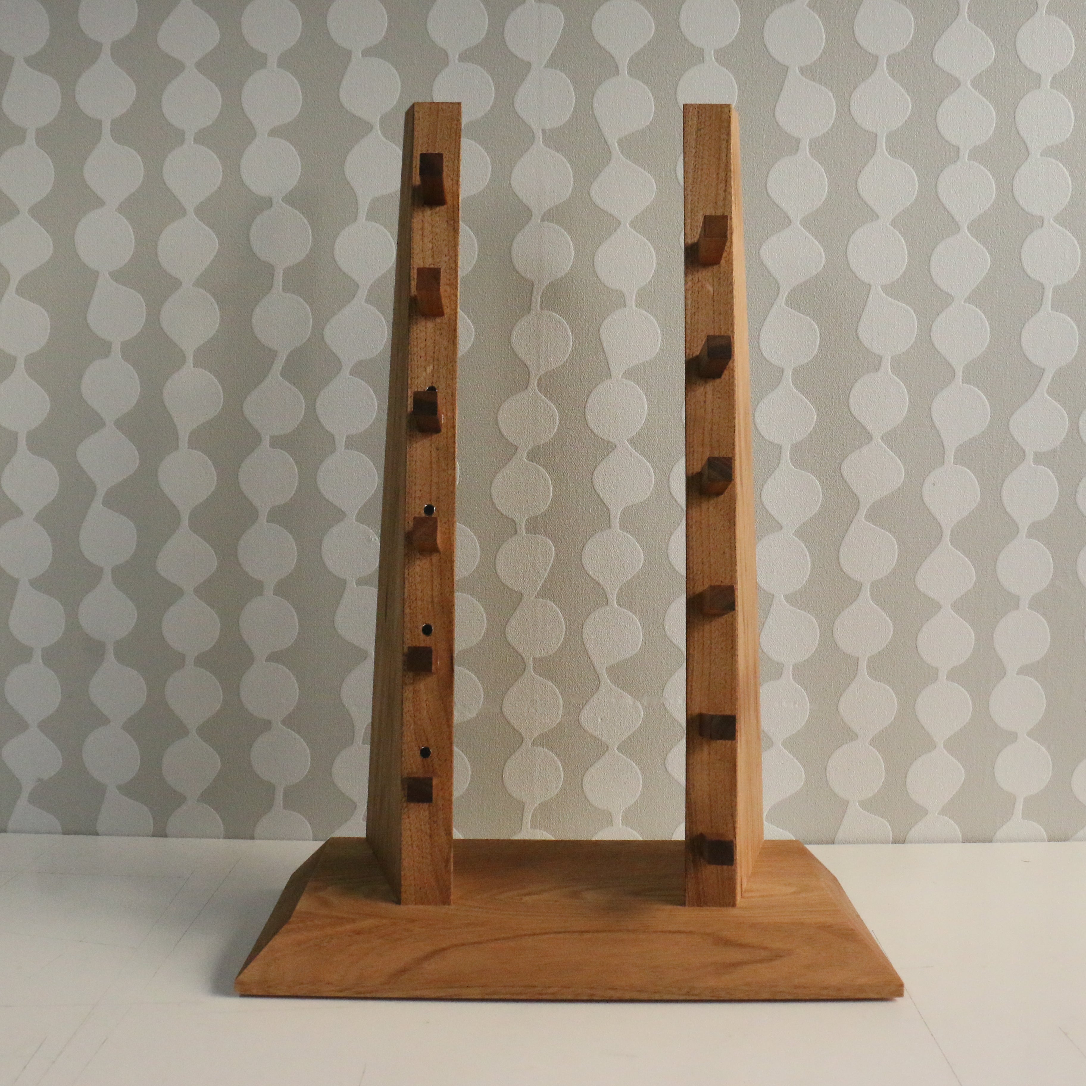 Premium 6-Knife Holder - Sturdy Knife Storage Tower for Kitchen Countertop | Perfect for Organizing Chef Knives, Steak Knives & More | Ideal for Home Chefs & Professional Kitchens