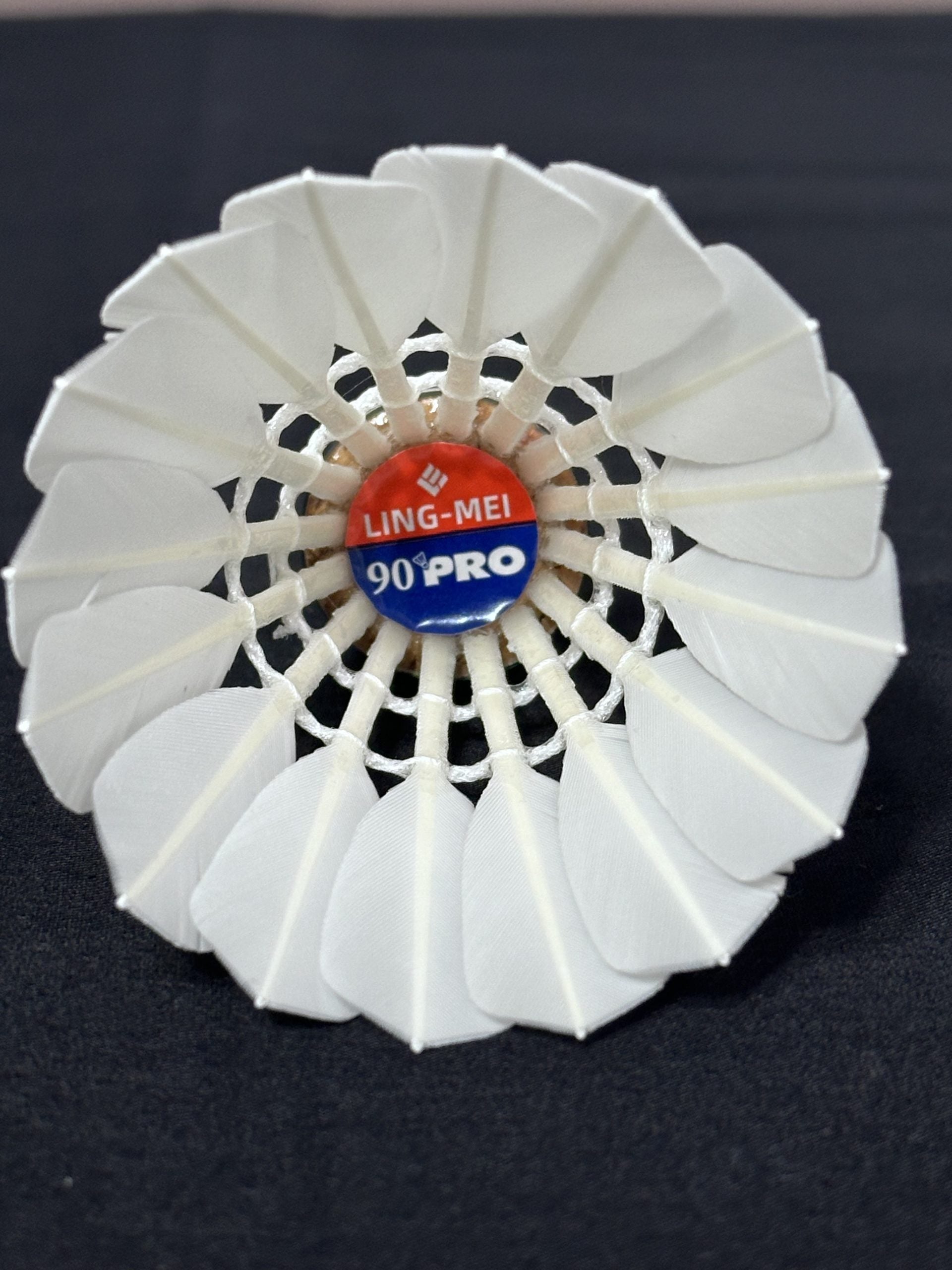 LingMei 90 Pro Badminton Shuttlecock - Premium Goose Feather Shuttlecocks for Professional Training & Competitive Matches | Perfect for Indoor/Outdoor Badminton Games & Sports Practice
