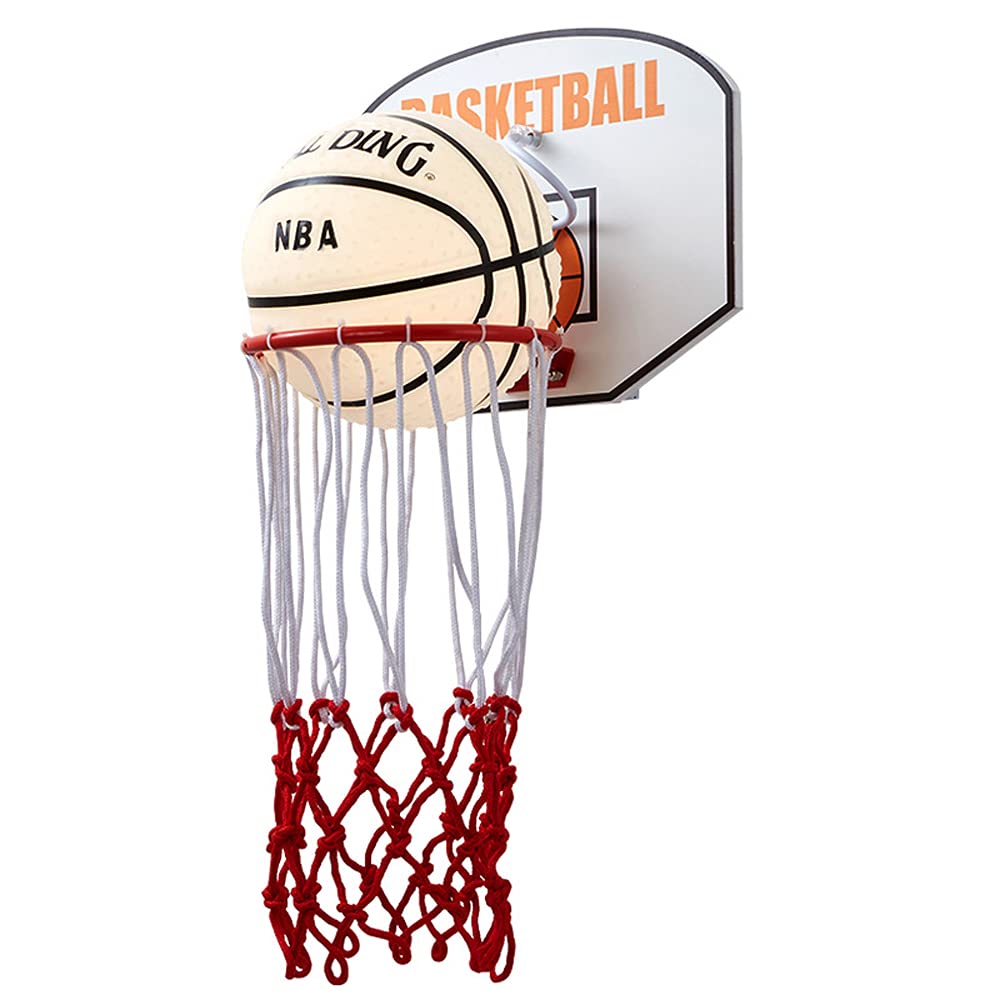 Basketball Wall Lamp for Kids Room - MVEES Creative LED Night Light for Boys Bedroom, Study & Play Area - Cartoon-Themed Hanging Bedside Light