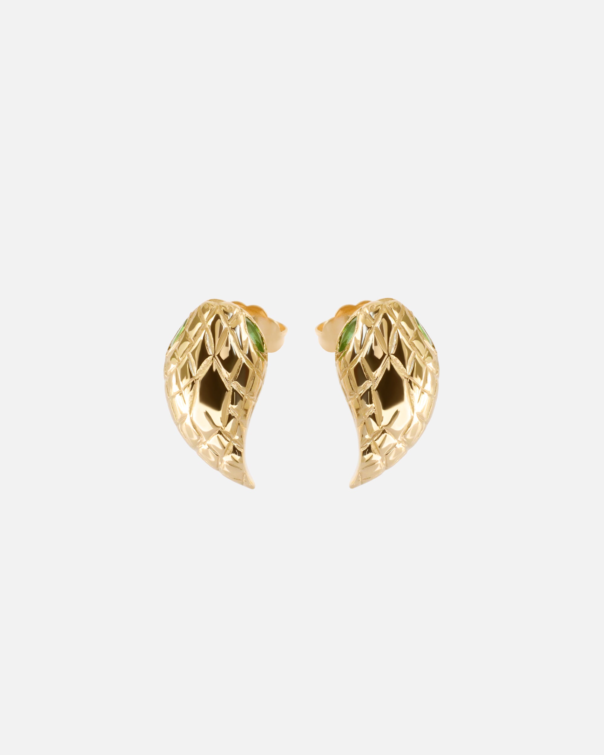 Ornata Ophidia Stud Earrings - Elegant Gold-Tone Snake Stud Earrings for Women | Perfect for Parties, Date Nights & Everyday Wear