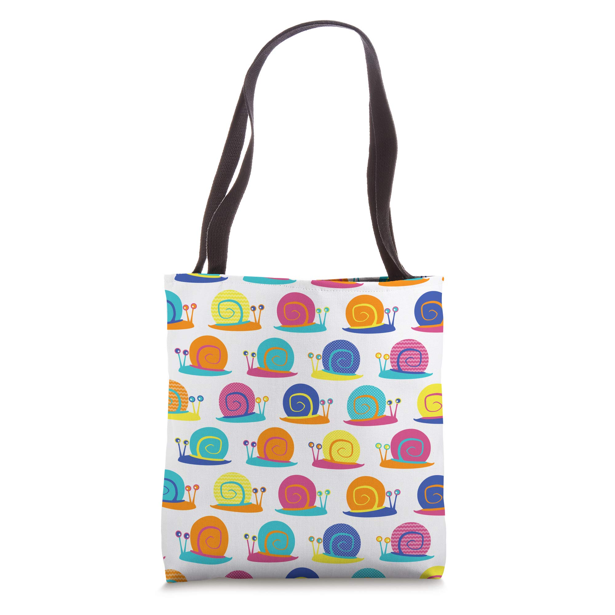 Snail Party Tote Bag - Cute Cartoon Snail Design Reusable Shopping Bag - Perfect for Groceries, Beach Trips & Eco-Friendly Shopping