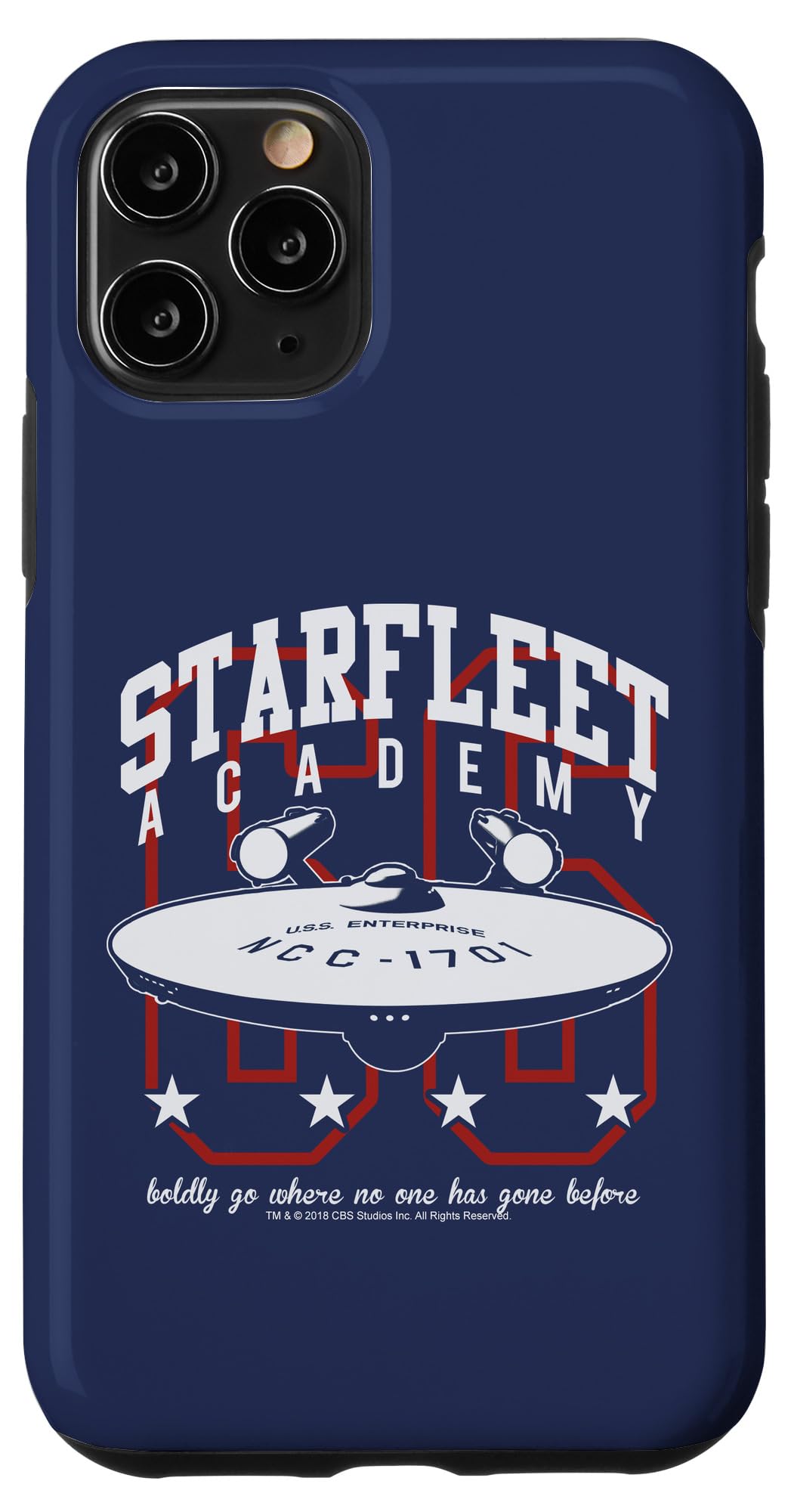 iPhone 11 Pro Star Trek The Original Series Starfleet Academy 66 Phone Case - Durable Protective Cover for Sci-Fi Fans & Trekkies - Perfect for Daily Use, Cosplay & Collectors