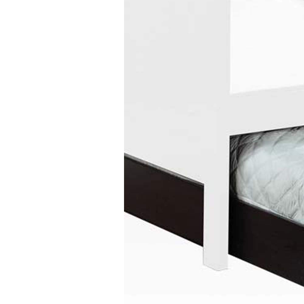 Benjara Black Wooden Twin Size Trundle Bed with Caster Wheels - Space-Saving Guest Bed for Small Rooms, Kids Bedroom & Vacation Homes