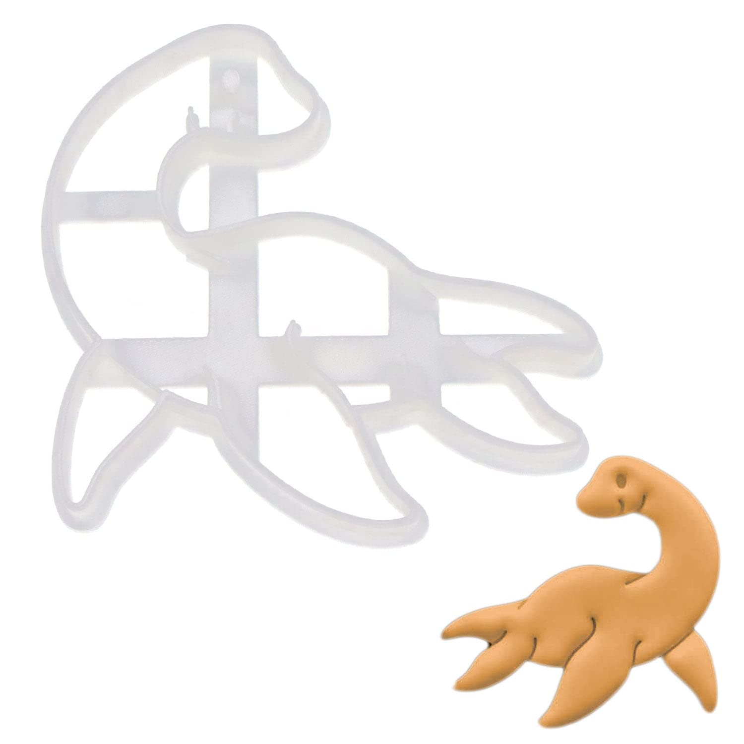 Nessie Cookie Cutter - 1 Piece Durable Stainless Steel Scottish Monster Shape for Baking, DIY Cookies, and Holiday Decor - Perfect for Halloween, Christmas, and Themed Parties