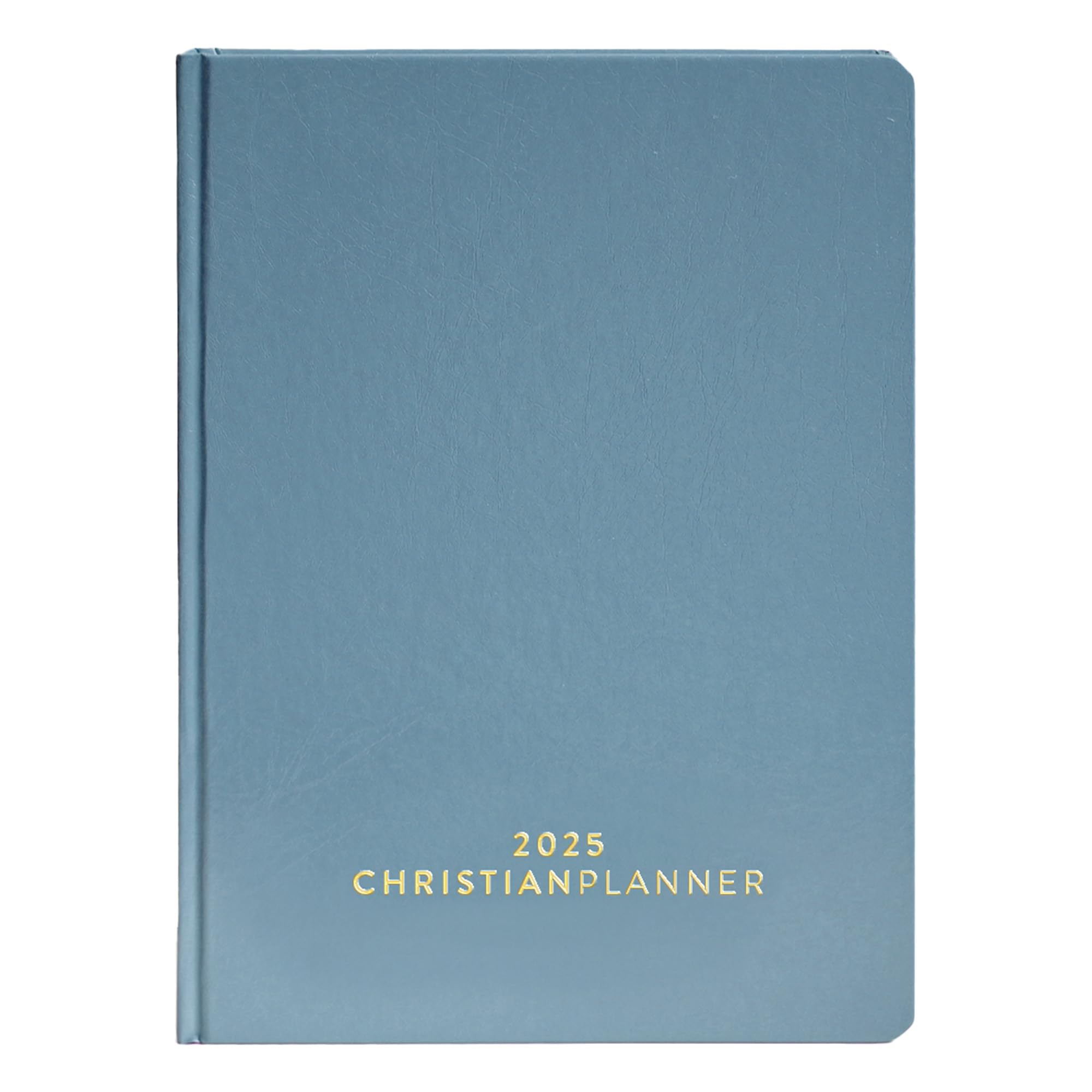 2025 Christian Planner & Bible Journal with Gratitude Pages - Hardcover Daily, Weekly, Monthly Organizer for Men & Women - Thick No-Bleed Paper (Indigo) - Perfect for Bible Study, Prayer Tracking & Personal Reflection