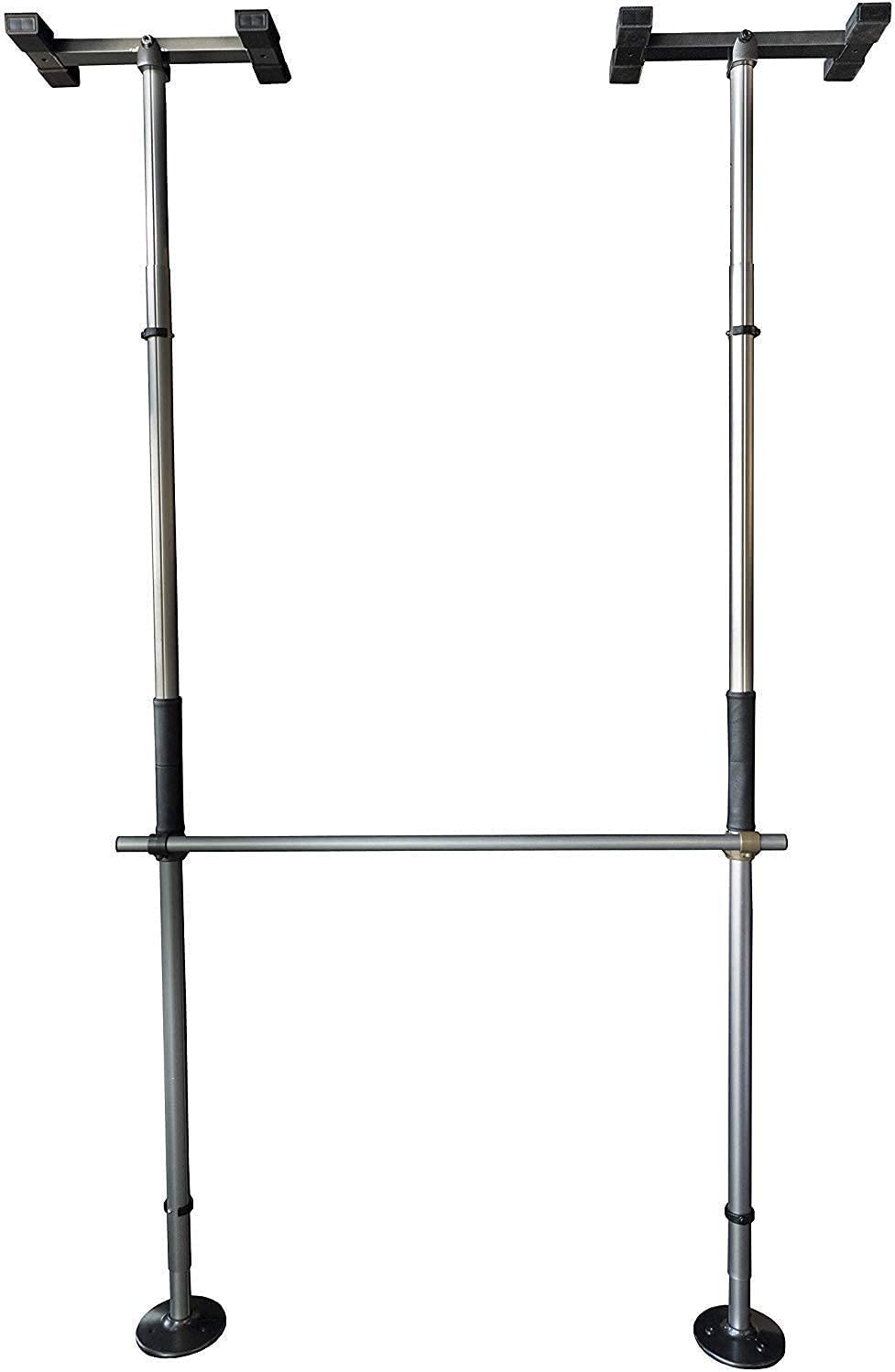 Signature Life Horizontal Grab Bar Accessory - Compatible with Signature Life Sure Stand Pole, Graphite - Bathroom Safety Handle for Seniors & Disabled - Ideal for Showers, Toilets & Bathtubs