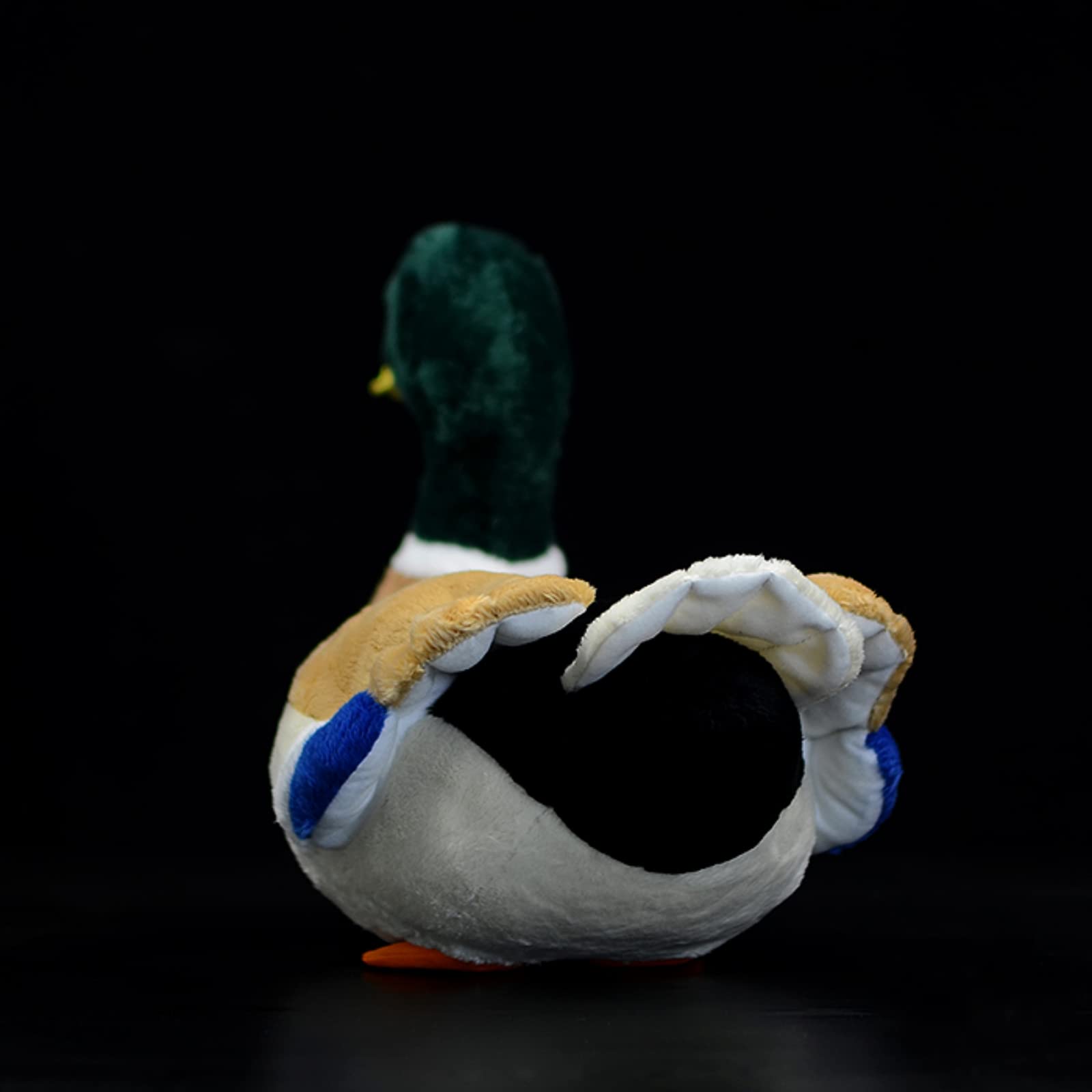 Realistic Duck Plush Toy - Super Soft Mallard Stuffed Animal for Kids, Home Decor & Gifts (Green 12.2