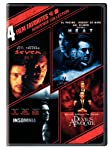 4 Film Favorites: Suspense Collection (Seven / Heat / Insomnia / The Devil's Advocate) - Thriller Movie DVD Set for Home Entertainment & Movie Nights