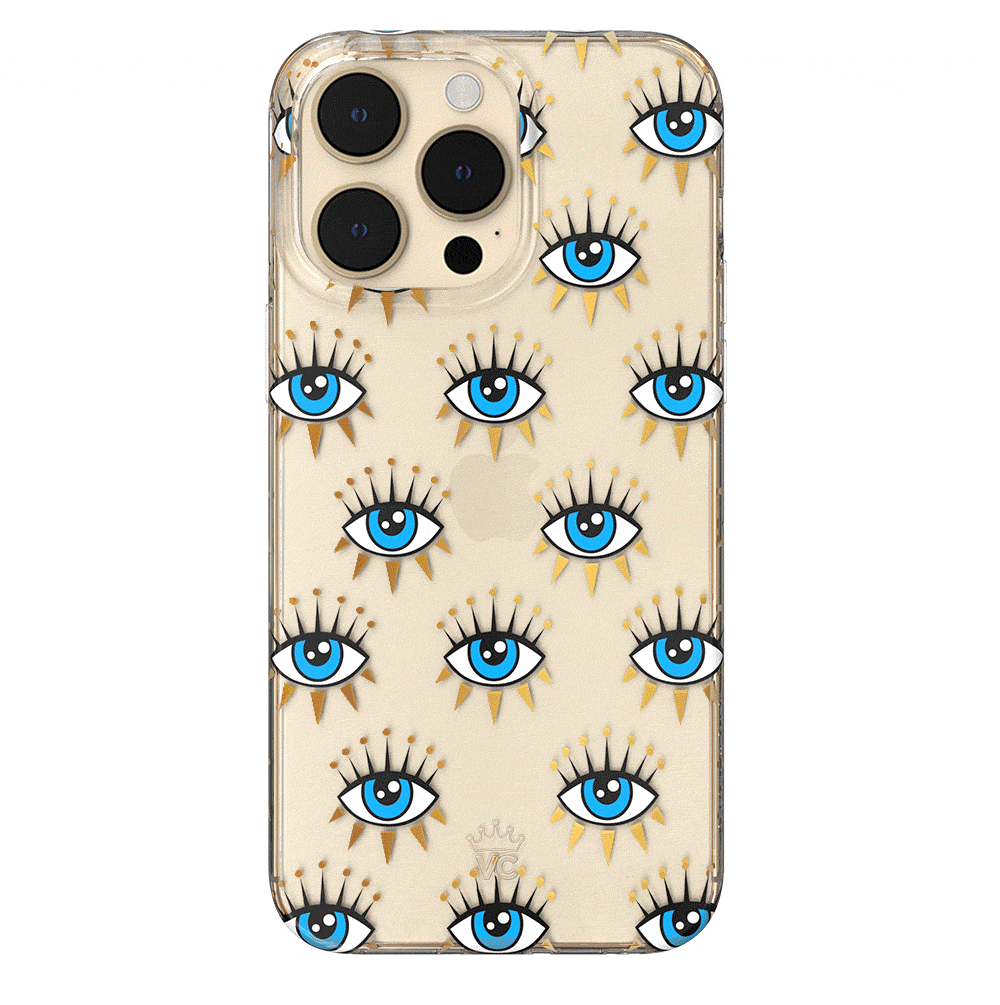 Evil Eye Protection iPhone Case - Stylish & Durable Phone Cover for iPhone 13/12/11/XR - Perfect for Travel, Parties & Daily Use