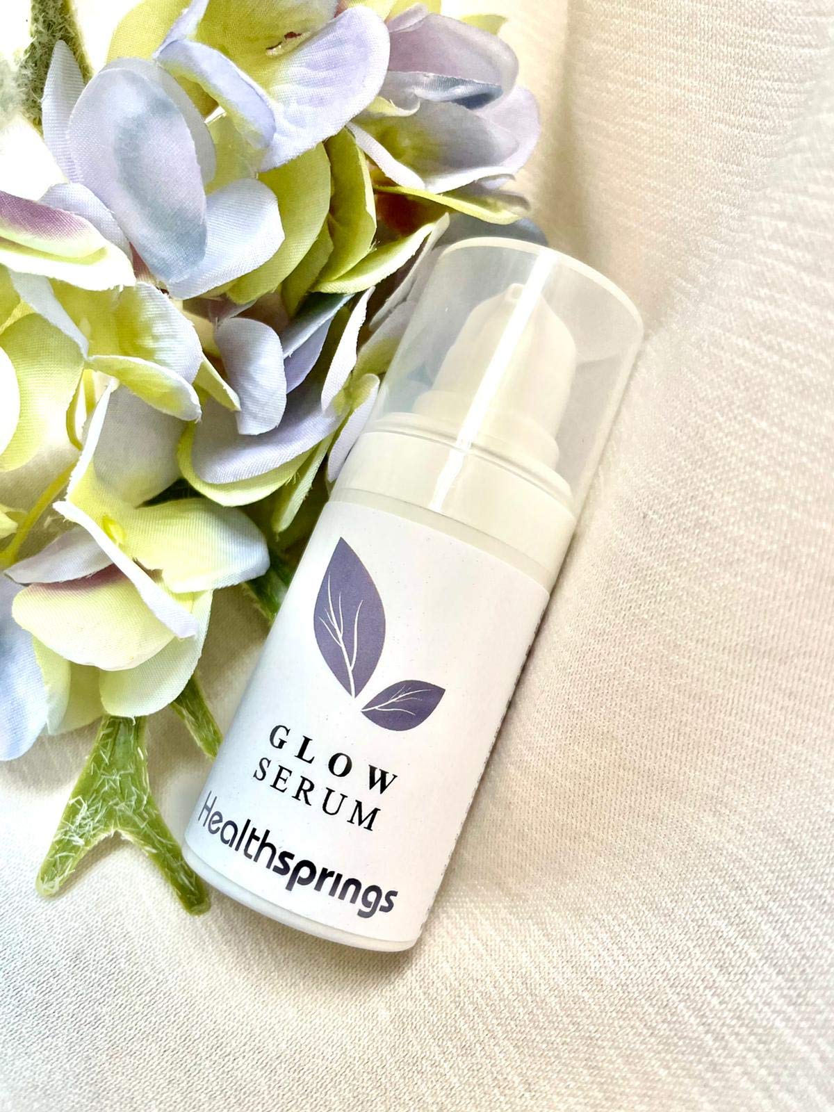 Healthsprings Glow Serum - Vitamin C Brightening Face Serum for Dark Spots & Even Skin Tone | Day & Night Hydrating Skincare for Women & Men