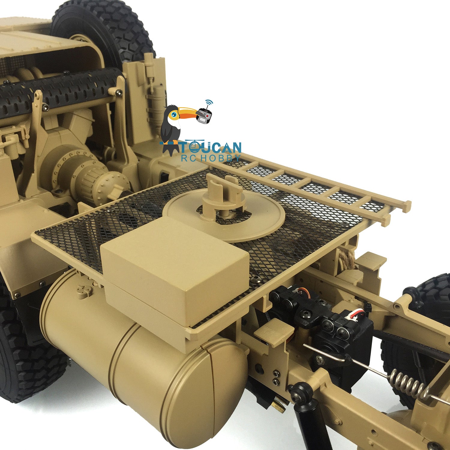 1/12 Scale US Stock HG P802 8x8 RC Military Truck - Metal Chassis, Sound & Light Effects - Remote Control Vehicle for Off-Road Adventure & Collectors Display