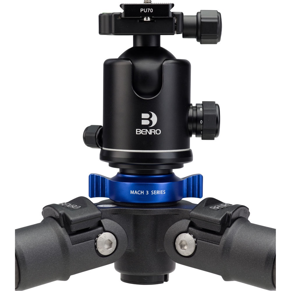 Benro TMA28A MACH3 Aluminum Tripod - Professional Camera Tripod for DSLR, Mirrorless & Video Cameras - Lightweight & Sturdy for Travel, Photography & Videography