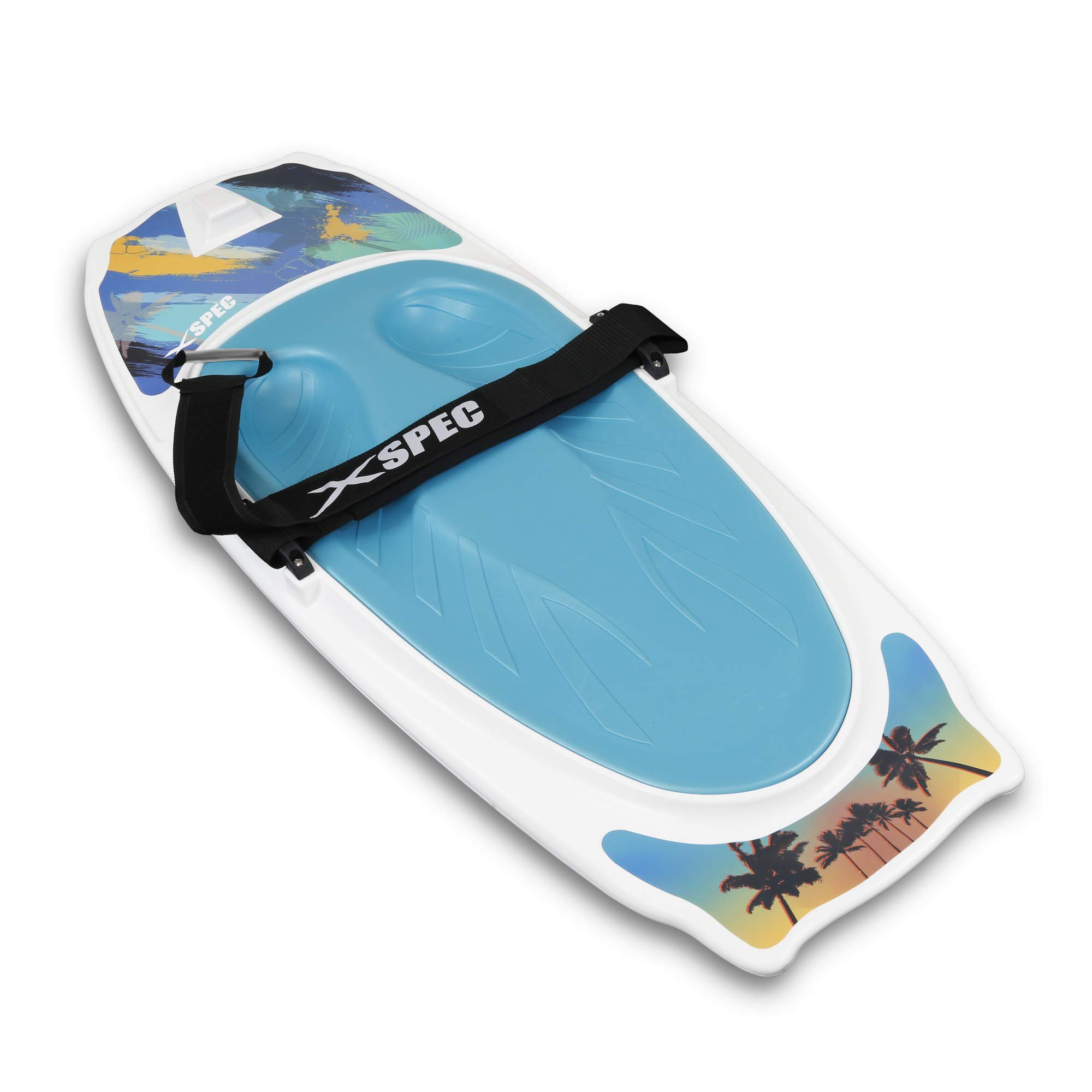 Xspec Kneeboard with Hook Strap - Comfortable Padded Foam Surface for Knee Surfing, Boating & Waterboarding - Perfect for Kids, Teens & Adults - Ideal for Water Sports, Beach Activities & Outdoor Adventures