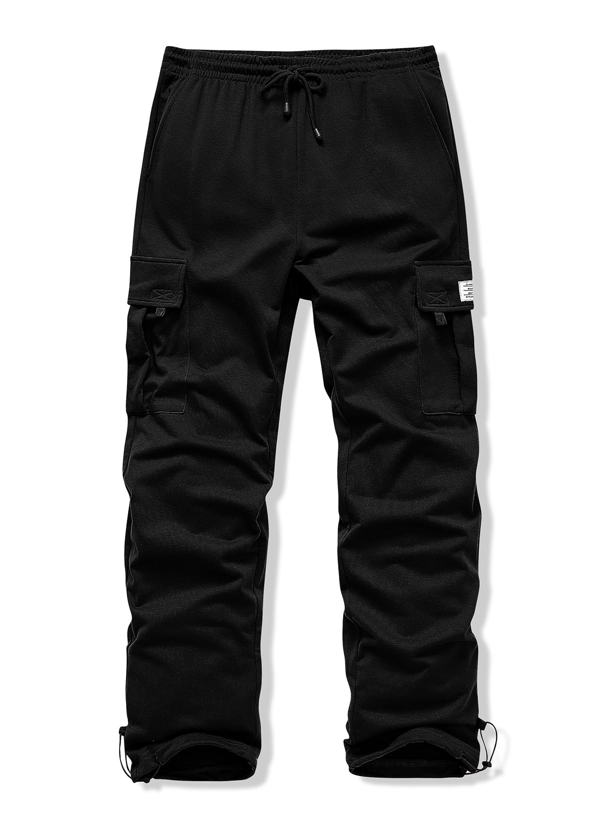 JMIERR Men's Cargo Sweatpants - Wide Leg Joggers with 5 Pockets for Athletic, Workout, Running & Casual Wear | Perfect for Gym, Outdoor Activities & Everyday Comfort