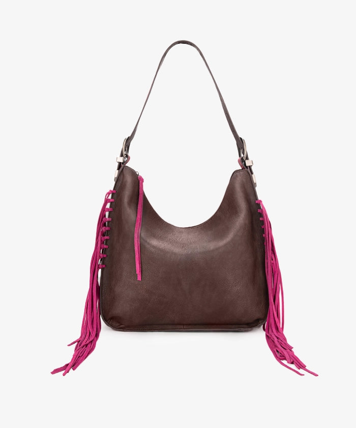 Montana West Fringe Hobo Bag - Stylish Leather Crossbody Purse for Women | Perfect for Everyday Use, Work & Travel