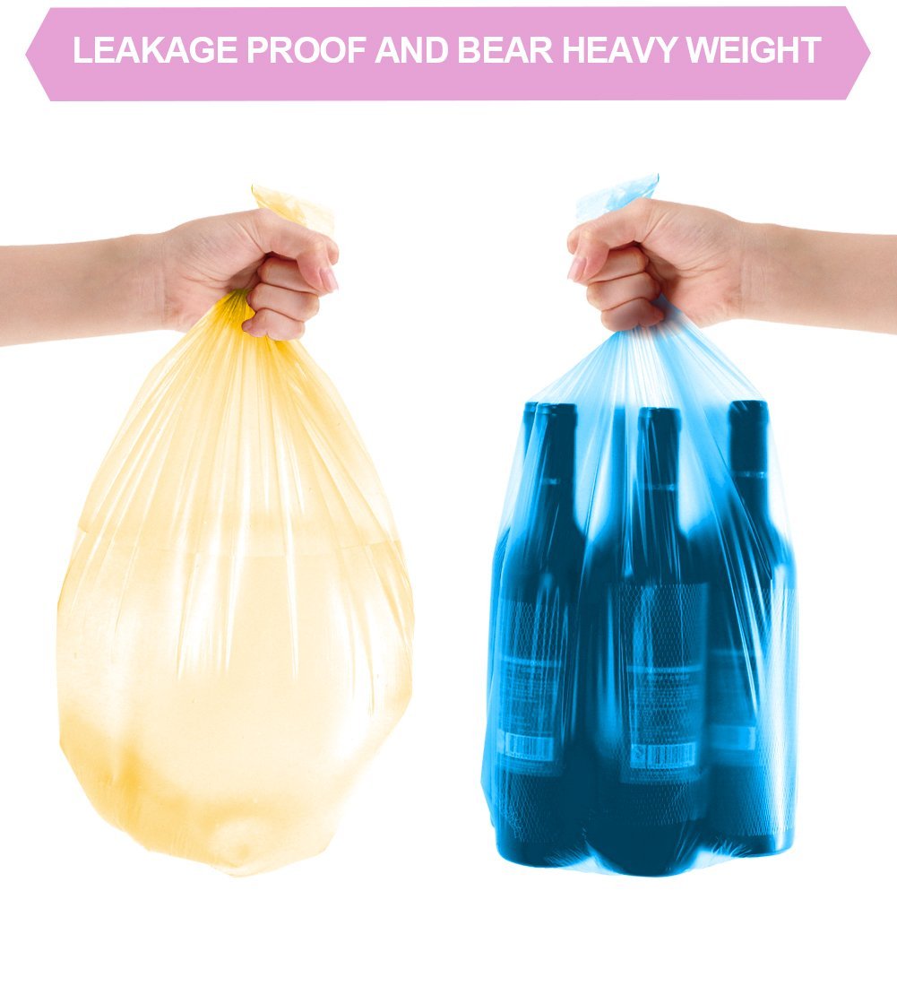 FORID 8 Gallon (30L) Extra Thick Colored Trash Bags - Unscented Heavy Duty Plastic Garbage Can Liners for Home, Kitchen, Bathroom & Office (150 Count, 5 Rolls) | Perfect for Waste Disposal, Recycling & Daily Cleaning