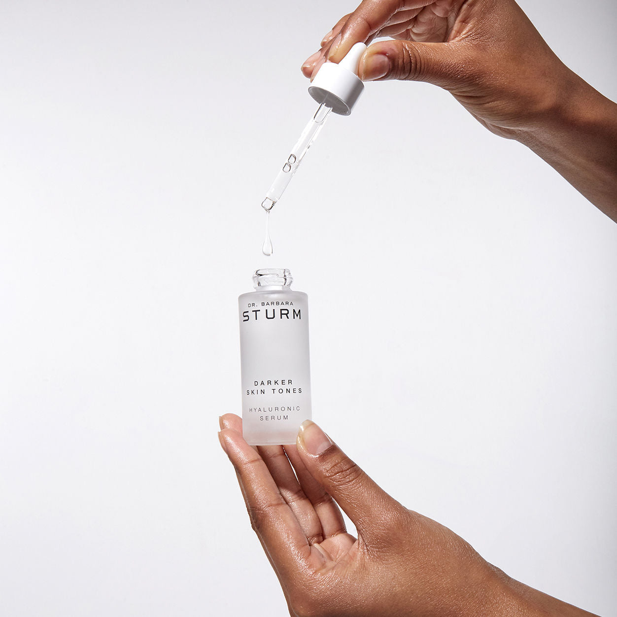 Best Hyaluronic Acid Serum for Dark Skin Tones - Deep Hydration & Brightening Facial Treatment - Perfect for Nighttime Skincare Routine & Dry Skin Care