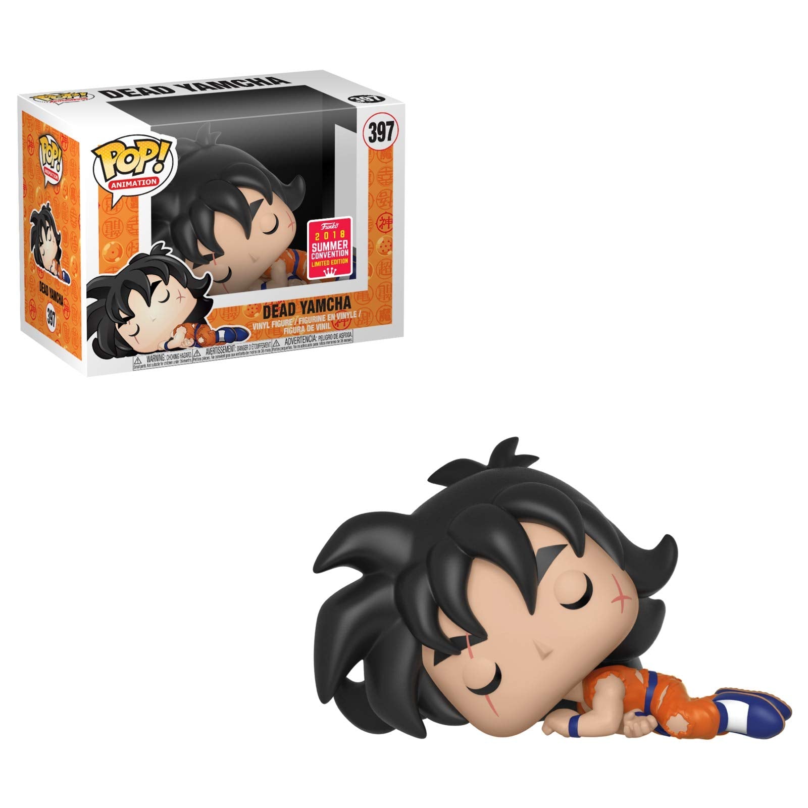 Dragon Ball Z Dead Yamcha #397 Funko Pop Vinyl Figure - Anime Collectible for Fans, Perfect for Display & Gifting - Home Decor, Office Display, Anime Collection Showcase