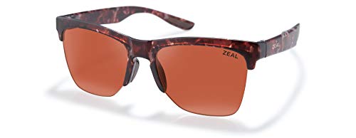 Matte Red Tortoise/Polarized Rose Lens