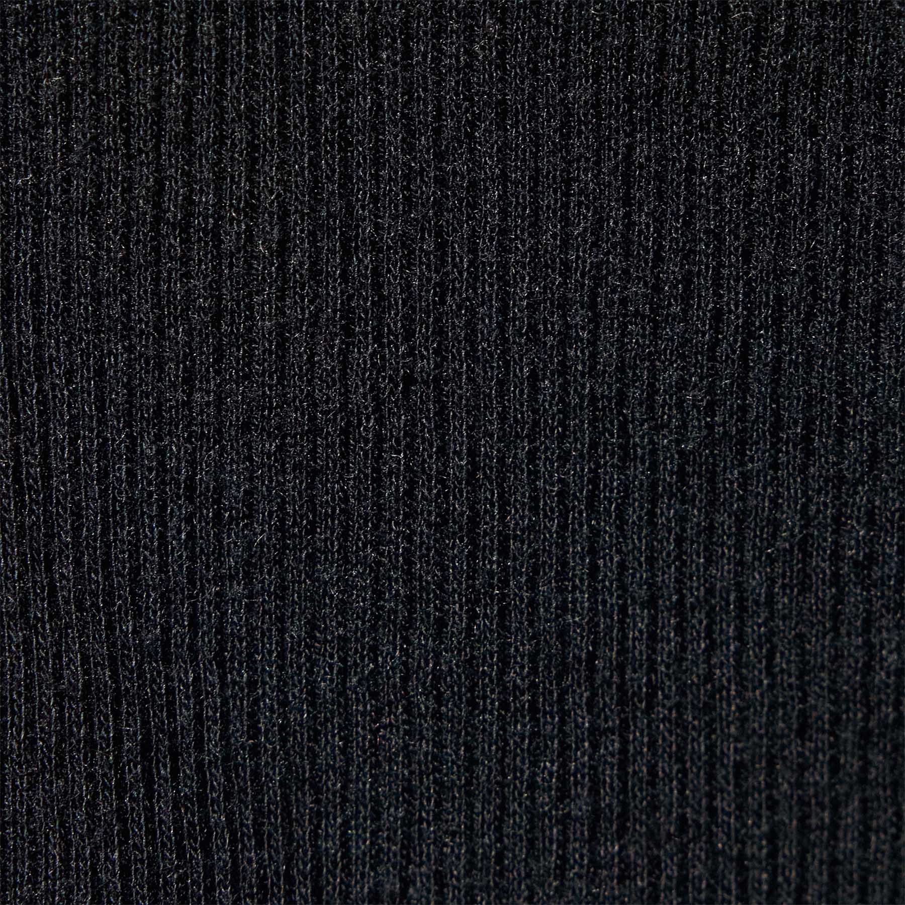 Soft Cotton Cashmere Blend Rib Funnel Neck Dress for Women - Black | Elegant Winter Office Wear & Holiday Party Outfit