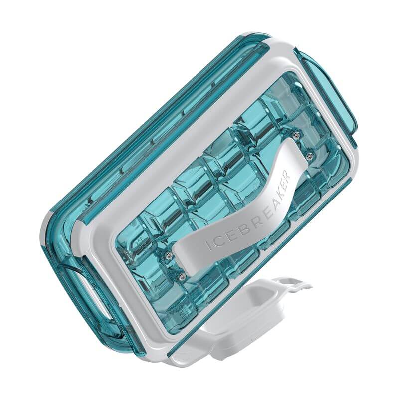 Icebreaker 4-in-1 Countertop Ice Maker Machine with Self-Cleaning Function - Fast Ice Production in 6-8 Minutes - Perfect for Home, Office, Party & Outdoor Use (Blue)