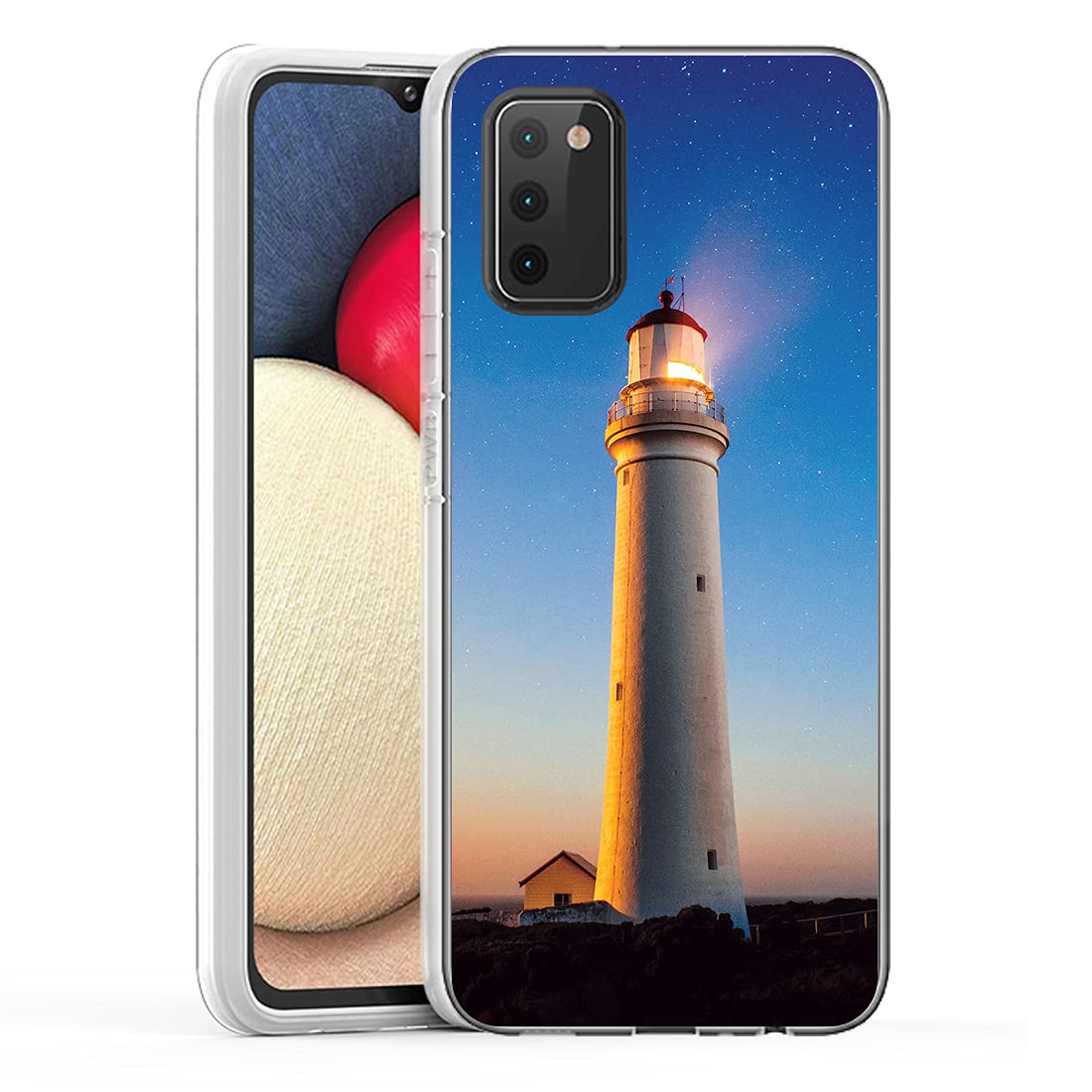 Shockproof Rugged TPU Clear Phone Case for Samsung Galaxy A02S - Durable Protective Cover for Everyday Use, Outdoor Activities & Travel